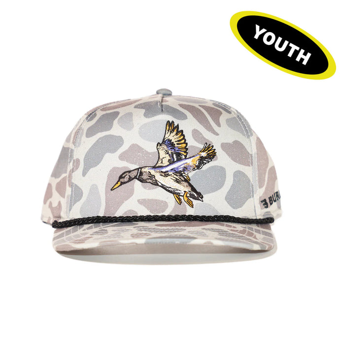 Burlebo Youth Cap - Diving Mallard - Classic Deer Camo