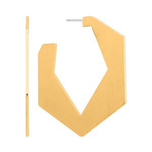 Asymmetrical Hoops - Gold & Silver