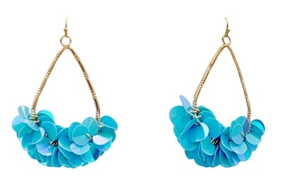 Flutter Teardrop Earrings - 3 Colors