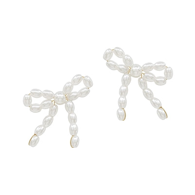Pearl Bow Studs