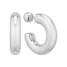 Chunky Hoop Stud - Gold or Silver