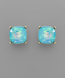 Neon Bling Studs - Pink or Blue