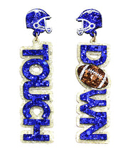 Glitter Touchdown Earrings-3 Colors