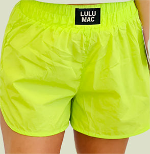 LULU MAC Lime Shorts