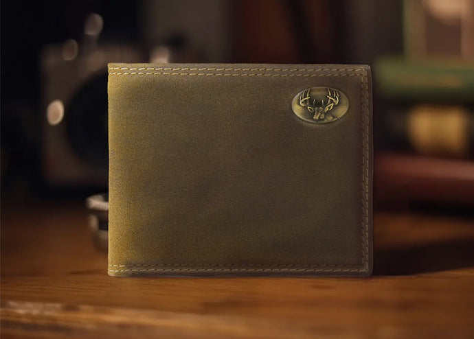 Zep-Pro Vintage Tan Bifold Wallet - Multiple Options