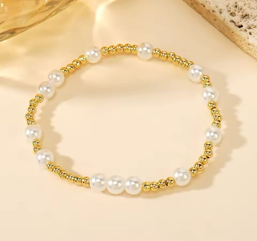 Cluster Pearl Bracelet