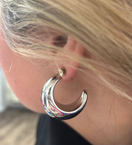 Bold Hoop - Silver or Gold