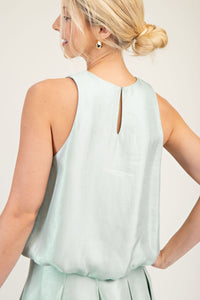 Chalky Mint Top