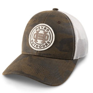 Heybo Camo Felt Patch Hat