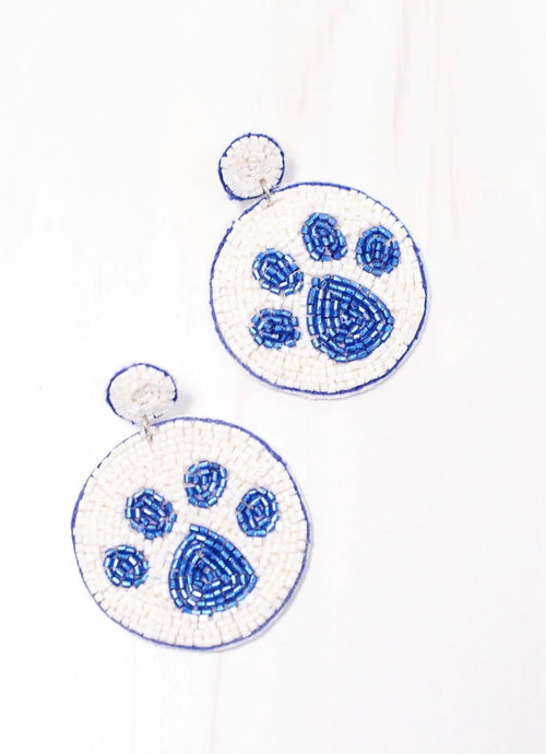 Paw Pride Beaded Earring