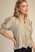 Shimmery Champagne Top