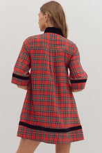 Holly Plaid Curvy Dress