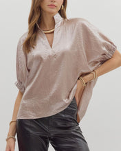 Shimmer Curvy Top