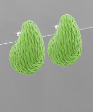 Prada Raffia Earrings - 4 Colors