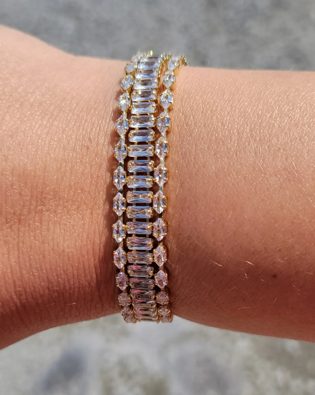 Triple Bling Bracelet