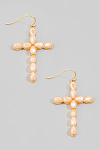 Dazzling Cross Earrings - 3 Colors