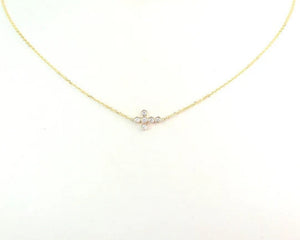 Horizontal Cross Necklace