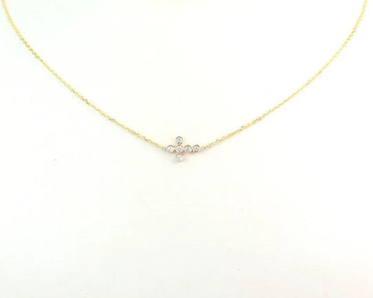 Horizontal Cross Necklace