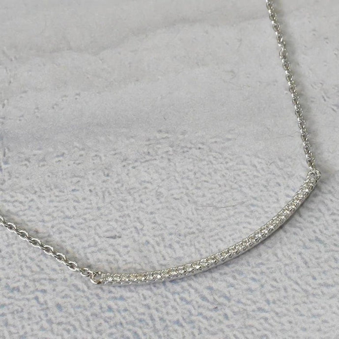 Silver Curve Necklace