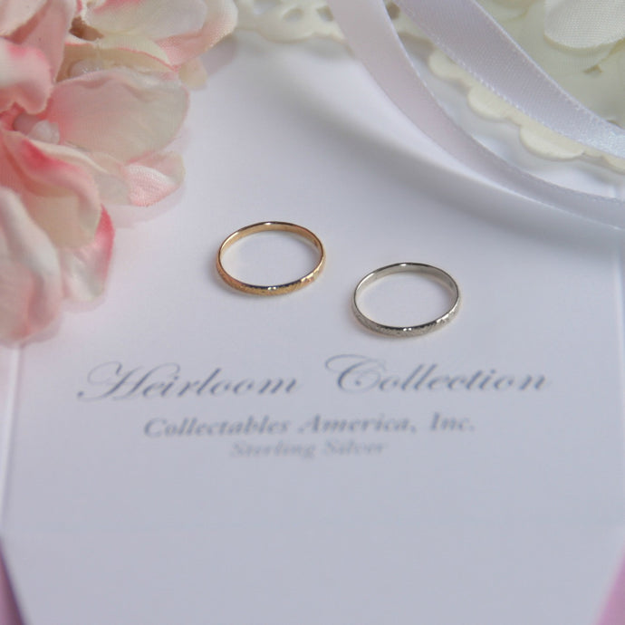 Infant Baby Ring - Gold & Silver