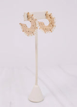 Abram Pearl Hoop Earring