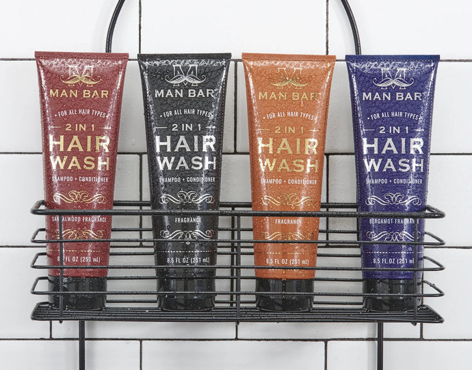 Man Bar 2-in-1 Hair Wash - 4 Scents