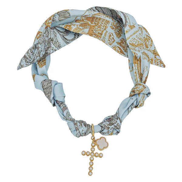 Bubble Cross Scarf Necklaces - Multiple Options