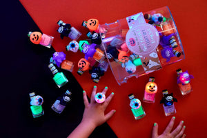 LED Halloween Ring and Glow In Dark Nail Polish