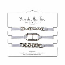 Maya J Grey Bracelet Hair Ties