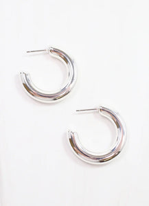 Jesse Hoop Earrings - Gold or Silver