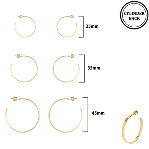 Tinnie Hoop Set - Gold or Silver