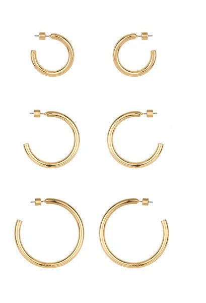 Selene Hoop Set - Gold or Silver