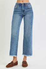 Risen High Rise Ankle Straight Jeans