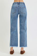 Risen High Rise Ankle Straight Jeans