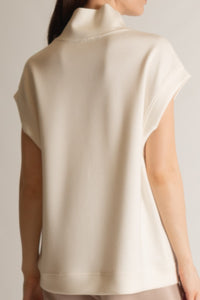 Mock Neck Scuba Top