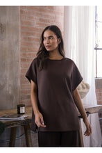 Cocoa Scuba Contrast Tunic