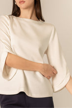 Flare Sleeve Scuba Top