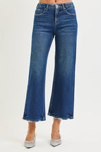 Risen Tummy Control High Rise Crop Wide Jeans