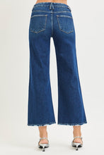 Risen Tummy Control High Rise Crop Wide Jeans
