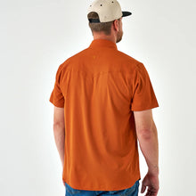 Burlebo Performance Western Shirt - Orange