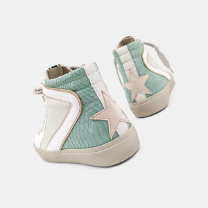 Shu Shop Rooney Sneaker - Mint Snake