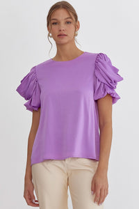 Orchid Rain Top