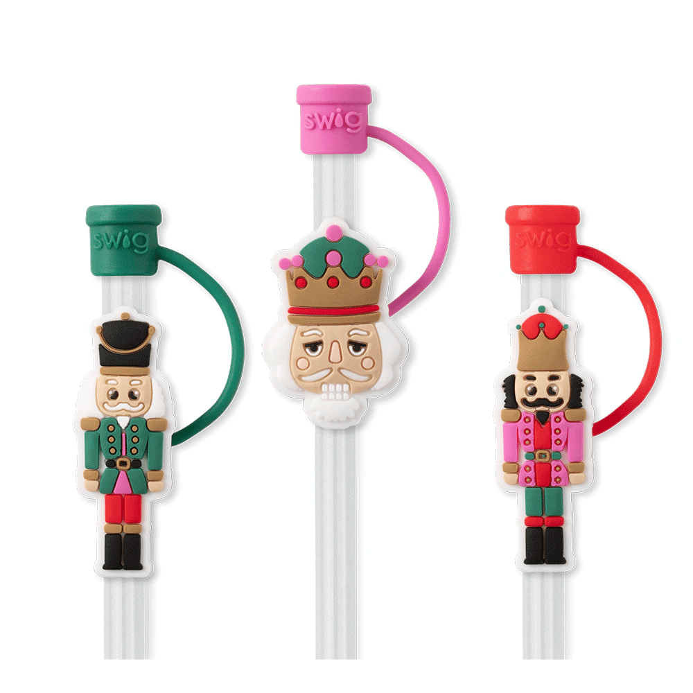 Nutcracker Straw Topper Set