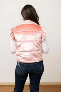 Pink Shimmer Vest