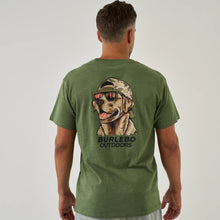 Burlebo Short Sleeve Tee - Mallard Camo Dog