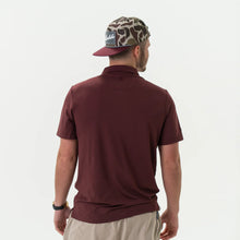 Burlebo Performance Polo - Heather Maroon