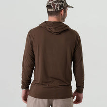 Burlebo Performance Hoodie - Heather Brown