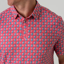 Burlebo Performance Polo - American Flag Print
