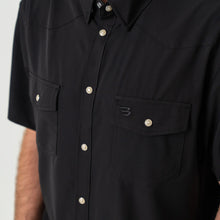 Burlebo Performance Western Shirt - Black