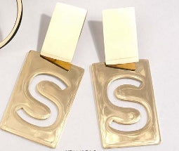 Initial Statement Earrings - Multiple Options
